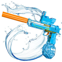 Pistola De Agua Electrica Recargable Azul Potente Niños Juguete - Lhua Store