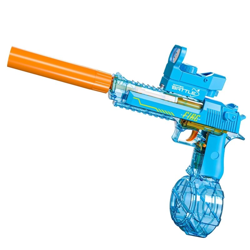 Pistola De Agua Electrica Recargable Azul Potente Niños Juguete - Lhua Store