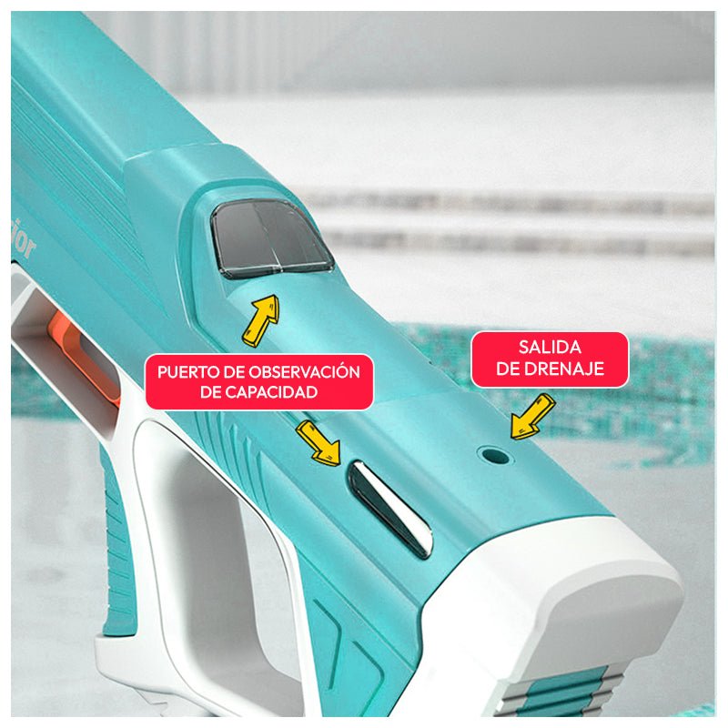 Pistola De Agua Eléctrica Succion Automatica Niños Juguete Verano - Lhua Store