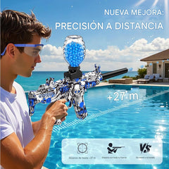 Pistola De Hidrogel Eléctrica M416 Recargable Juguete Niños Azul - Lhua Store