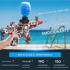 Pistola De Hidrogel Eléctrica M416 Recargable Juguete Niños Rojo - Lhua Store