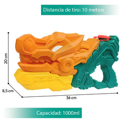 Pistola Lanza Agua Dinosaurio Niños Juguete Piscina Verano - Lhua Store