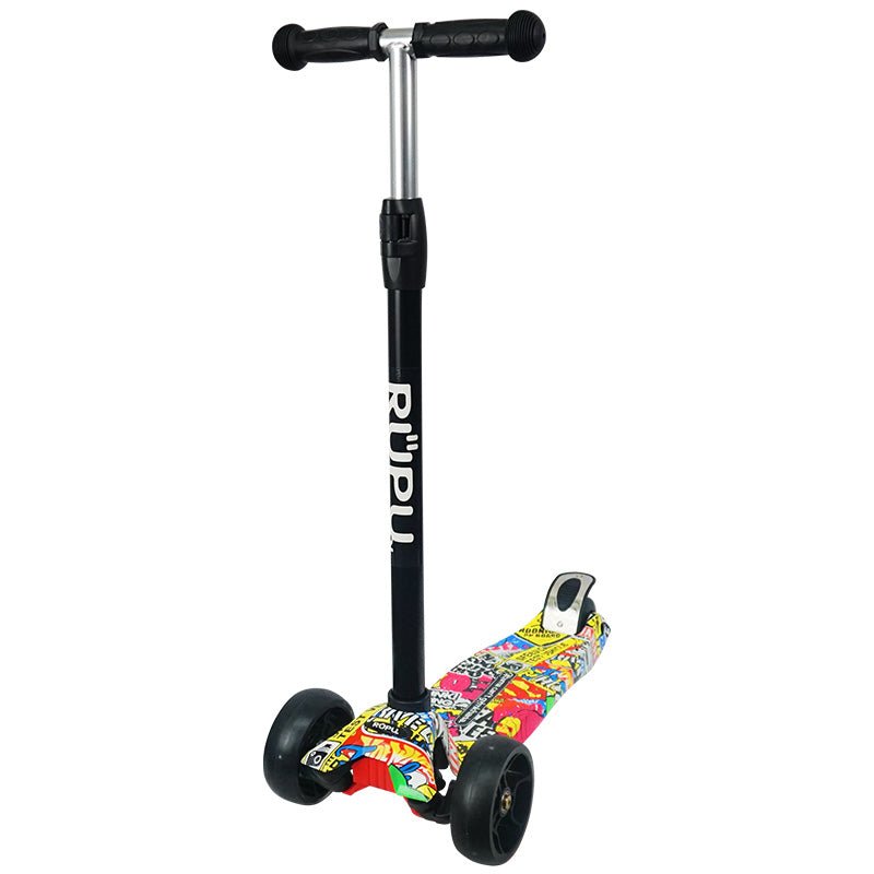 Scooter Monopatin Rupu Cartoons Niños Regulable Rueda Led - Lhua Store