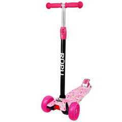 Scooter Monopatin Rupu Pink Cat Regulable Ruedas Led - Lhua Store