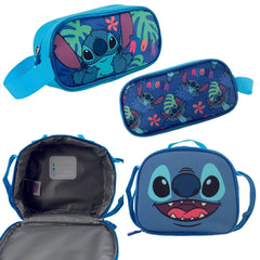 Set 3 Pcs Mochila Escolar Stitch Niña Disney Con Lonchera - Lhua Store