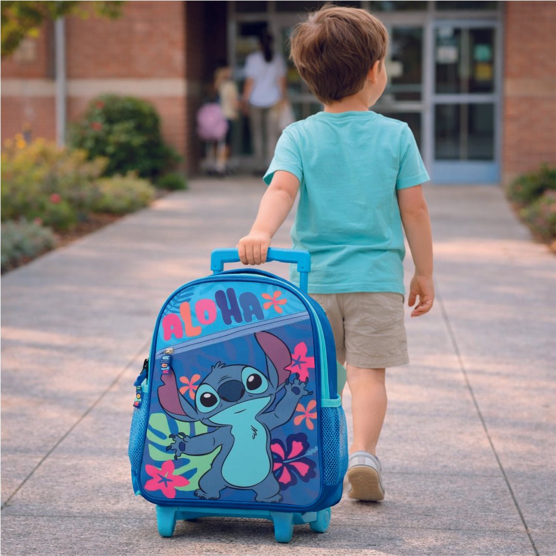 Set 3 Pcs Mochila Escolar Stitch Niña Disney Con Lonchera - Lhua Store