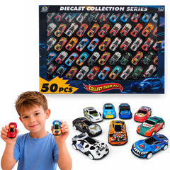 Set 50 Autos A Fricción Autitos 1:64 Surtidos Niños Juguete - Lhua Store