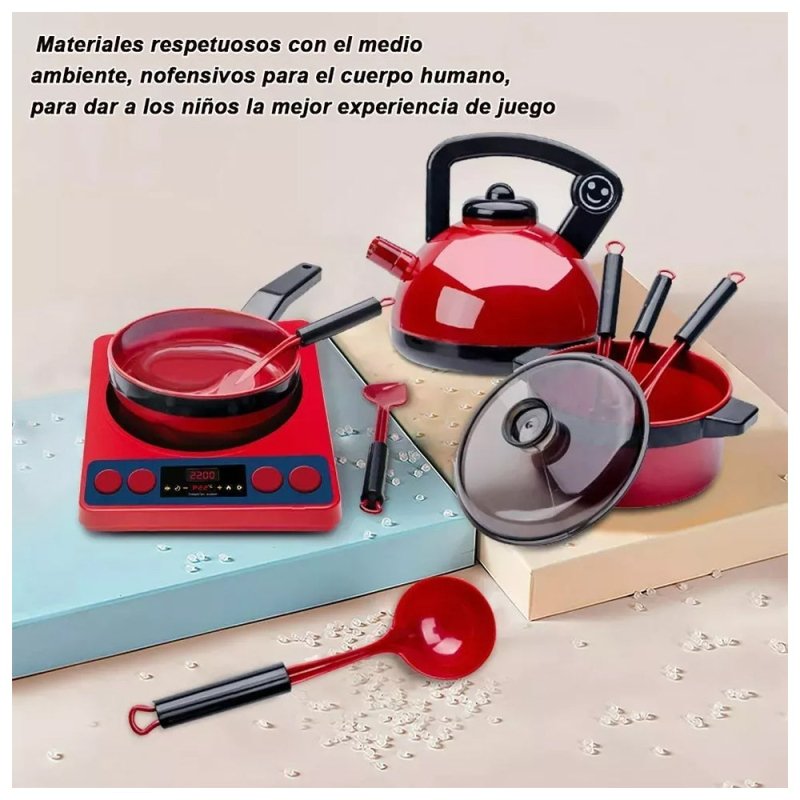 Set Cocina Juguete 72 Piezas Accesorios Utensilios Comida Lhua Store