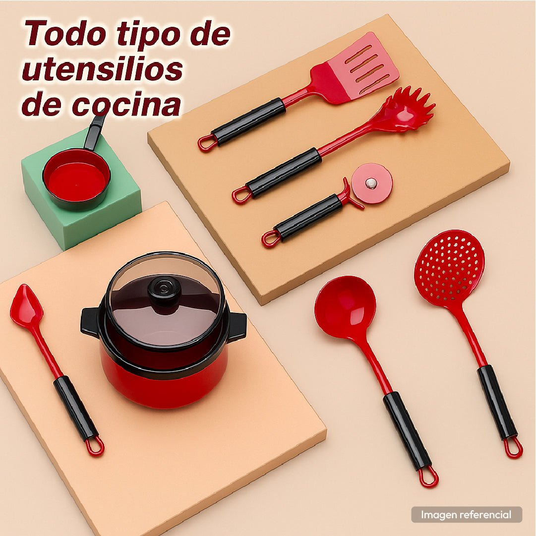 Set Cocina Juguete 89 Piezas Mini Chef Accesorios Niños - Lhua Store