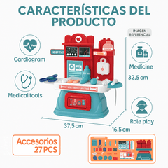 Set De Doctor 27 Piezas Juguete De Doctor Médico Niños - Lhua Store