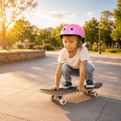 Set De Protección Niña Rosado Casco Rodillera Codera Muñequera - Lhua Store