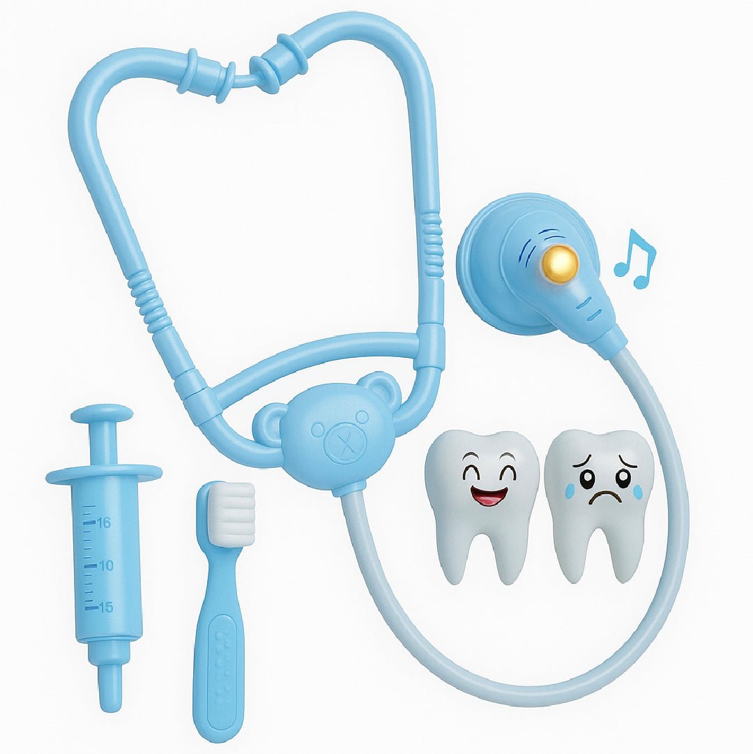 Set Doctor Juguete 63 Piezas Azul Maletín Médico Juego Niños - Lhua Store