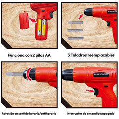 Set Herramientas Juguete 42 Piezas Taladro Eléctrico Niños - Lhua Store