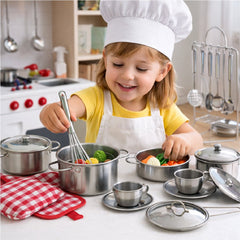 Set Juego De Ollas Y Utensilios Cocina 23 Pcs Juguete Niñas - Lhua Store