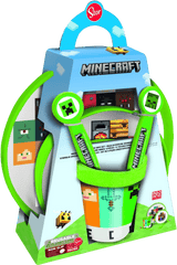 Set Vajilla Infantil Minecraft 5 Pcs Plato Vaso Cubiertos Niños - Lhua Store