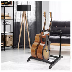 Soporte Para 3 Guitarras Bajos Ukelele Atril Base Portátil - Lhua Store