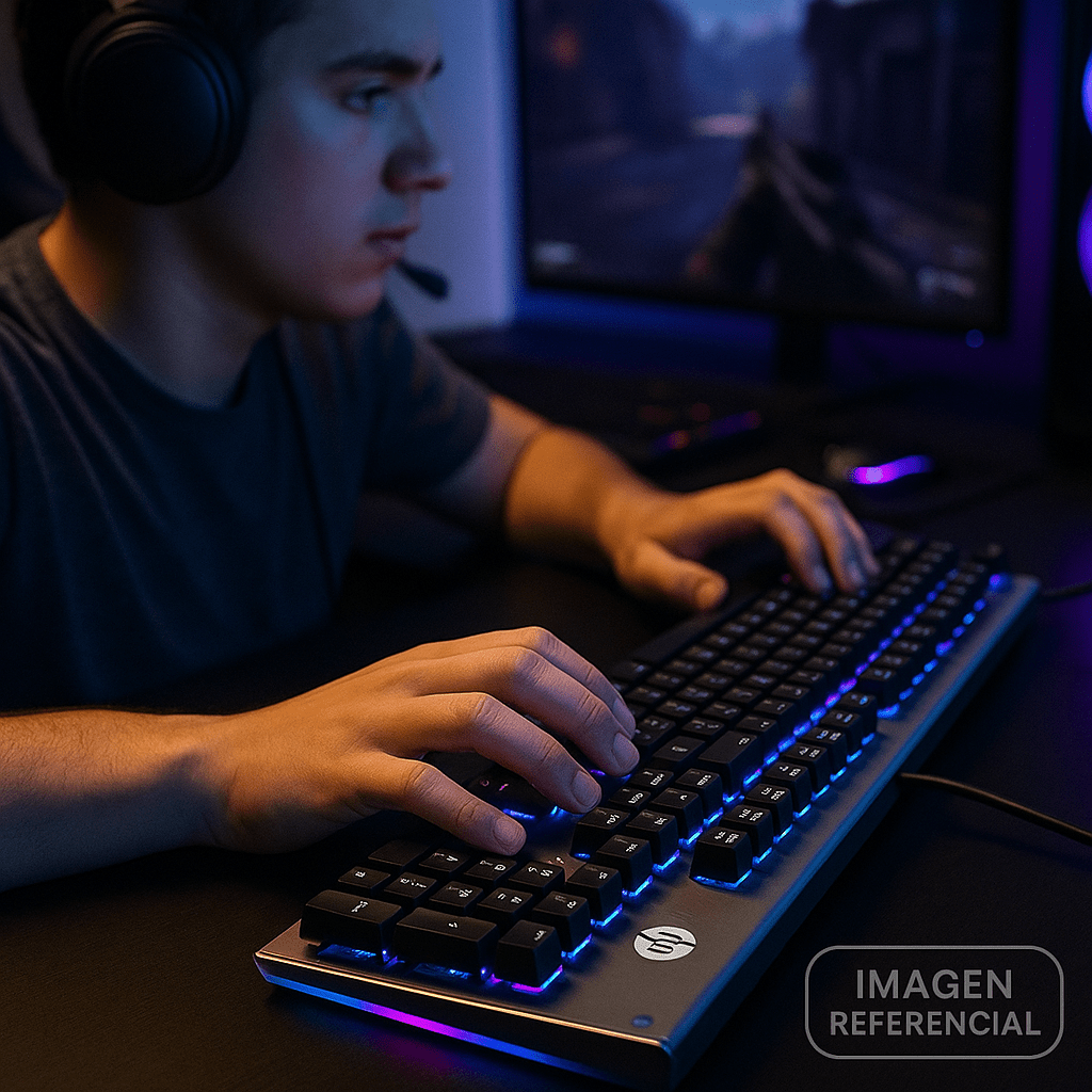 Teclado Gamer Mecánico Hp Gk520 Rgb - Lhua Store