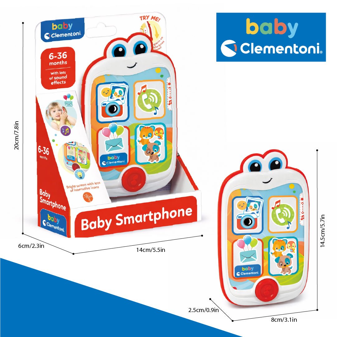 Teléfono Inteligente Juguete Bebé Sonidos Baby Clementoni - Lhua Store