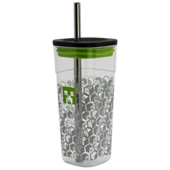 Vaso Minecraft 660ml Con Bombilla Acero Inoxidable BPA Free - Lhua Store
