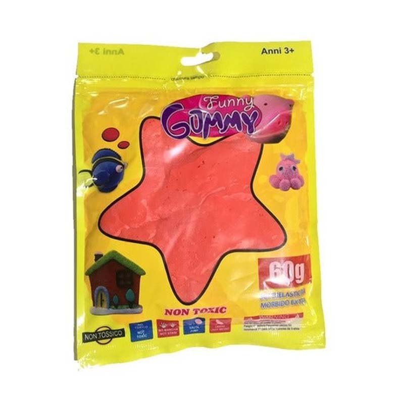 36 Masas Funny Gummy Goma Eva Slime Moldeable Multicolores - LhuaStore