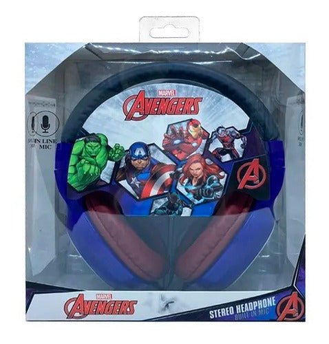 Audifono Capitan America Marvel Con Manos Libres - LhuaStore