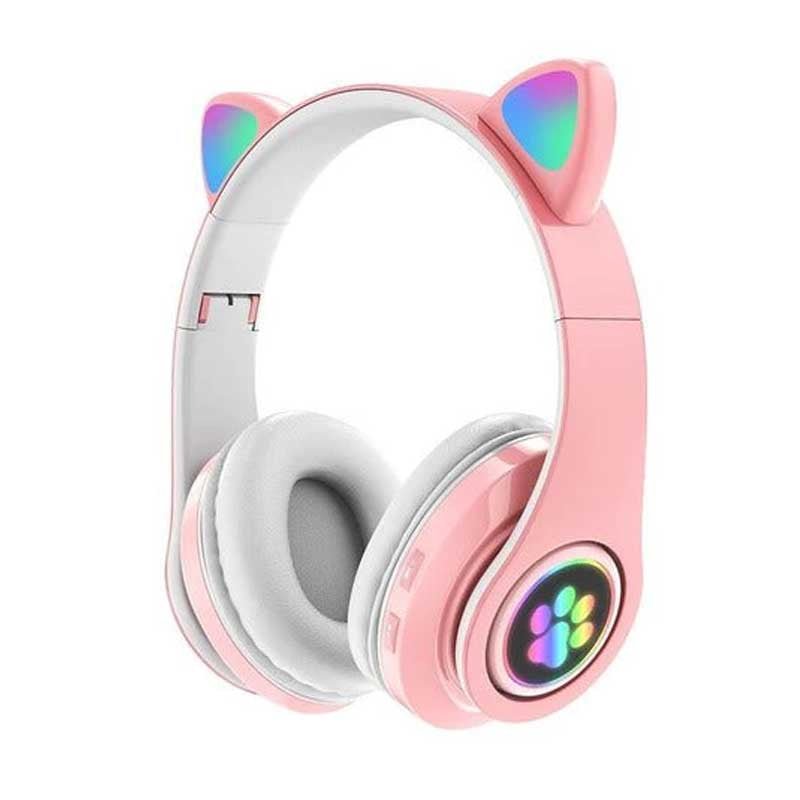 Audifono Inalámbrico Bluetooth B39 Orejas De Gato Rgb - LhuaStore