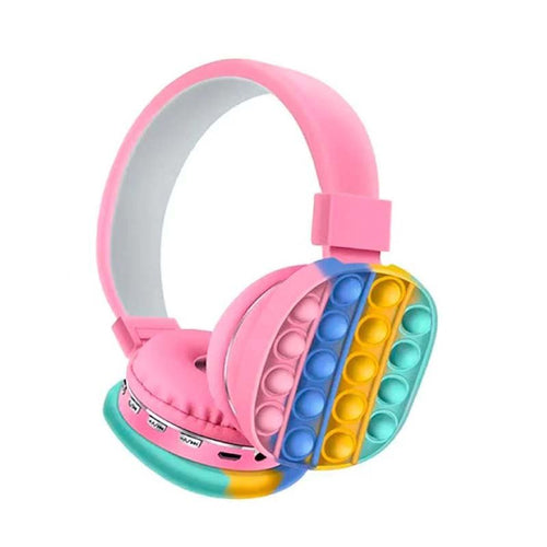 Audífonos Bluetooth Pop It Push Fidget Inalambrico Colores - LhuaStore