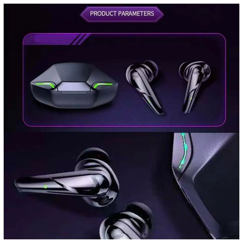 Audífonos In-ear Inalámbricos Bluetooth G11 Negro Luz Led - Lhua Store