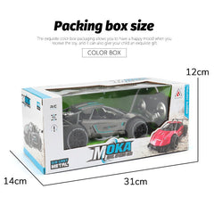 Auto Deportivo Rally Racing A Control Remoto Recargable Gris Juguete Niños - LhuaStore