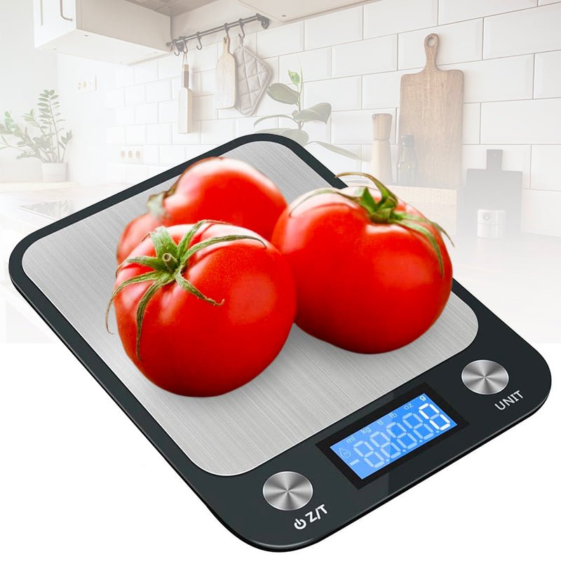 Balanza Cocina Digital 10kg Alta Precisión Acero Inoxidable - LhuaStore