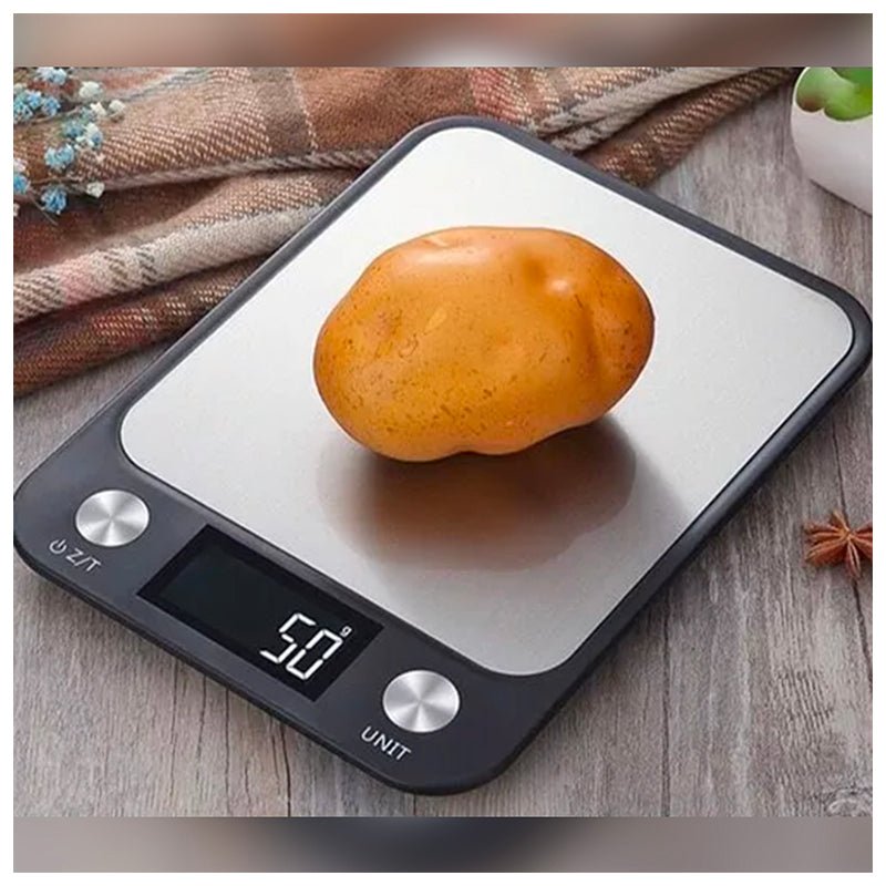 Balanza Cocina Digital 10kg Alta Precisión Acero Inoxidable - LhuaStore