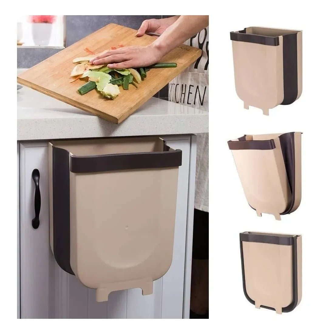 Basurero Plegable Portátil Cocina Puerta Auto - LhuaStore