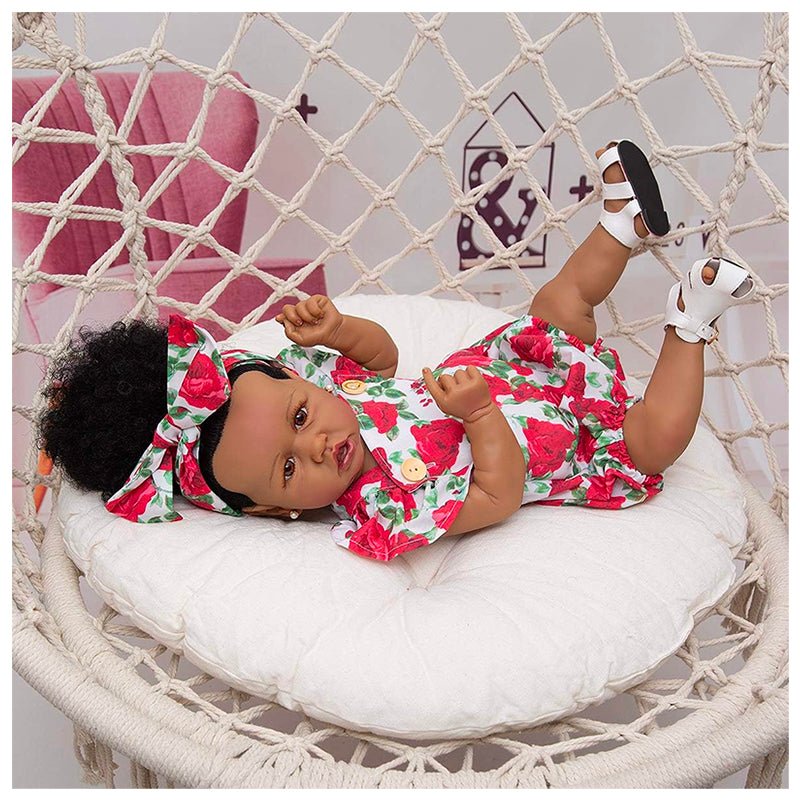 Bebé Reborn Afro Muñeca Realista Silicona Suave 60cm Unicornio - LhuaStore  – Lhua Store