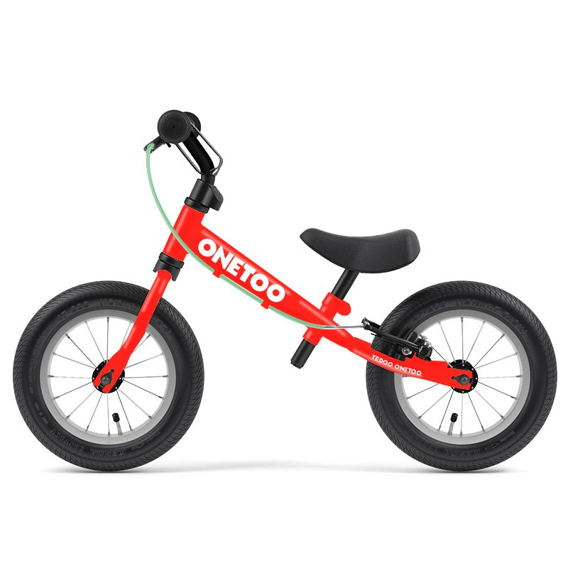 Bicicleta Aprendizaje Sin Pedales Yedoo Onetoo Red Orange Aro 12 Niños - LhuaStore