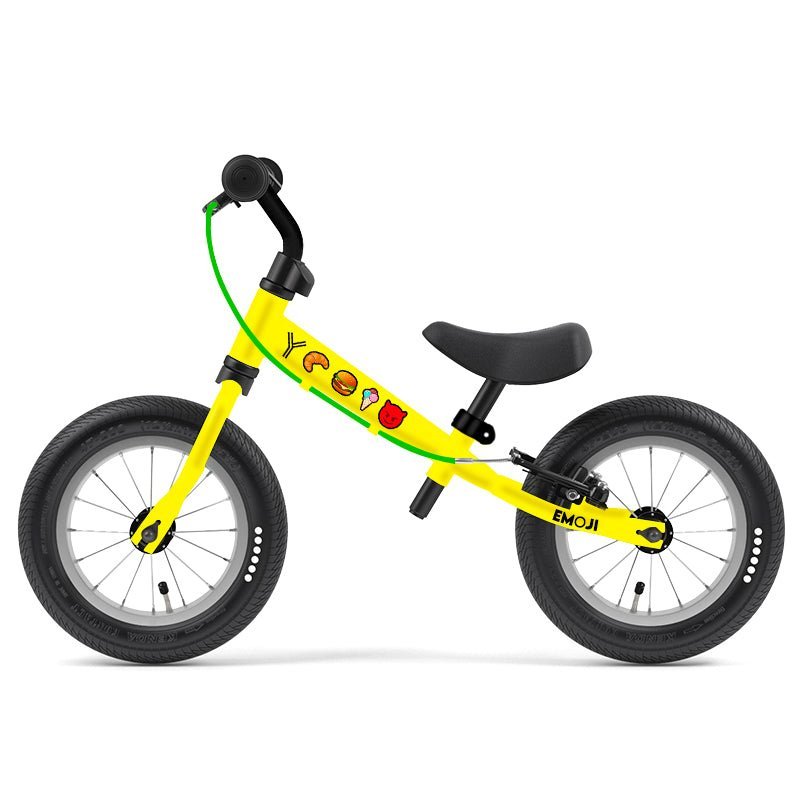Bicicleta Aprendizaje Sin Pedales Yedoo Tootoo Emoji Yellow Aro 12 - LhuaStore