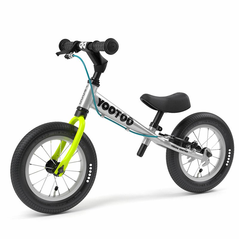 Bicicleta Aprendizaje Sin Pedales Yedoo Yootoo Lime Aro 12 Niños - LhuaStore