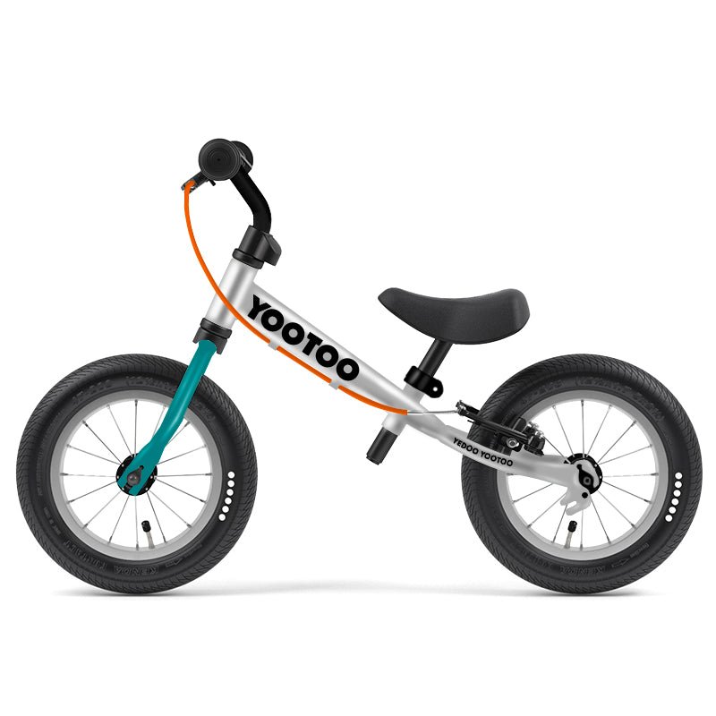 Bicicleta Aprendizaje Sin Pedales Yedoo Yootoo Teal Blue Aro 12 Niños - LhuaStore