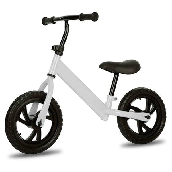 Bicicleta De Equilibrio Sin Pedales Niños Blanco