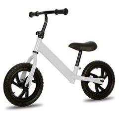 Bicicleta De Equilibrio Sin Pedales Niños Blanco - LhuaStore
