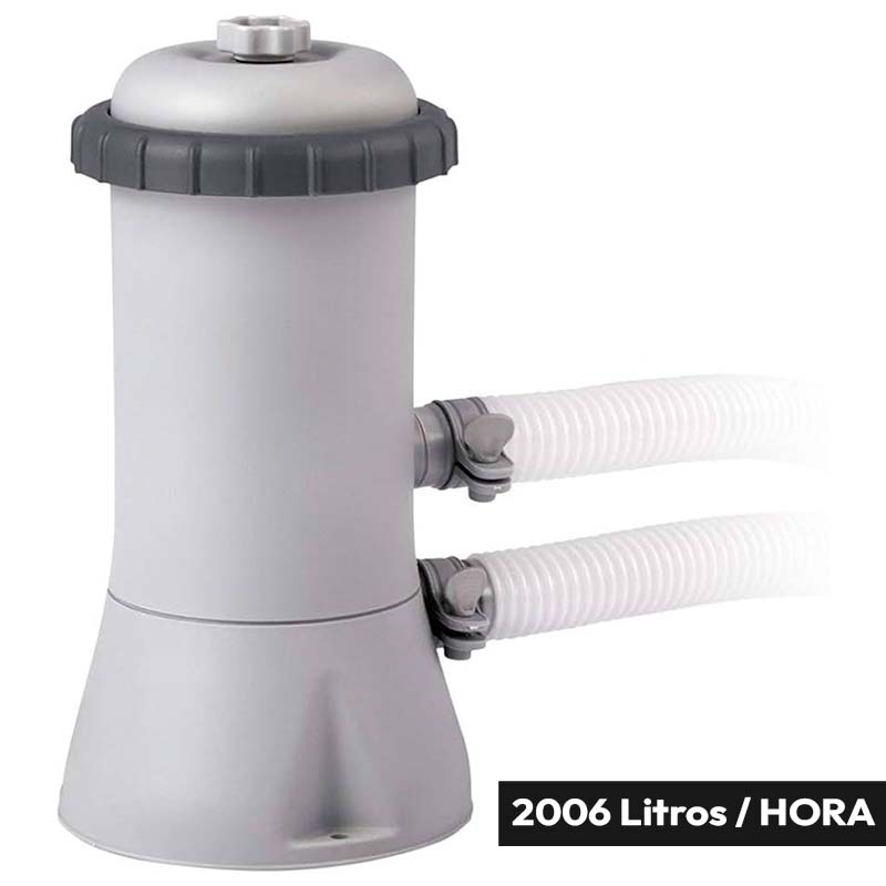 Bomba Filtro Para Piscina 2006 Litros / Hora Intex 28604 - LhuaStore