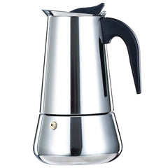 Cafetera Italiana 300ml Espresso 6 Tazas Acero Inoxidable - LhuaStore