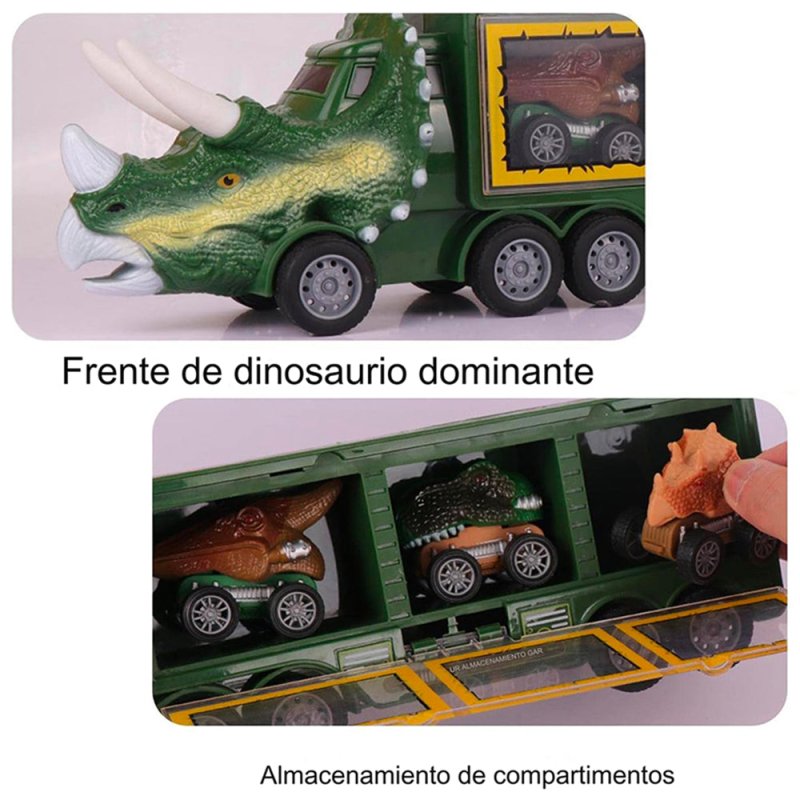Camion Truck De Dinosaurios Luces Led Y Sonido Juguete Niños - Lhua Store