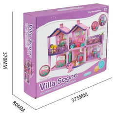 Casa De Muñecas Infantil Niñas 60x22x38Cm Pony Juguete - LhuaStore