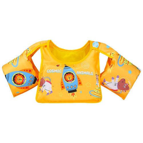 Chaleco Flotador Cohete Leon Niños 4 A 8 Años Piscina Verano