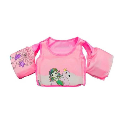 Chaleco Flotador Flamenco Niños 4 A 8 Años Playa Verano