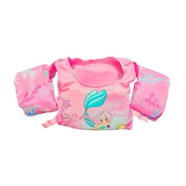 Chaleco Flotador Sirena Bella Niños 4 A 8 Años Playa Verano - LhuaStore