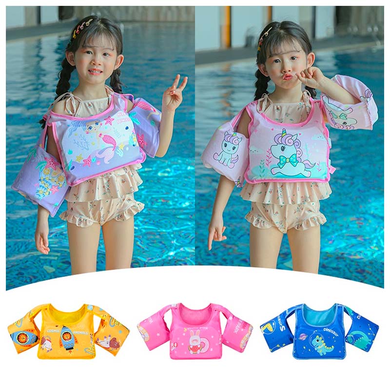 Chaleco Flotador Sirenita Niñas 4 A 8 Años Piscina Verano - LhuaStore