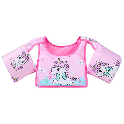 Chaleco Flotador Unicornio Niñas 4 A 8 Años Piscina Verano