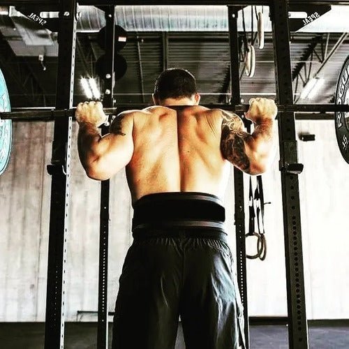 Cinturón Lumbar Pesas CrossFit Gym