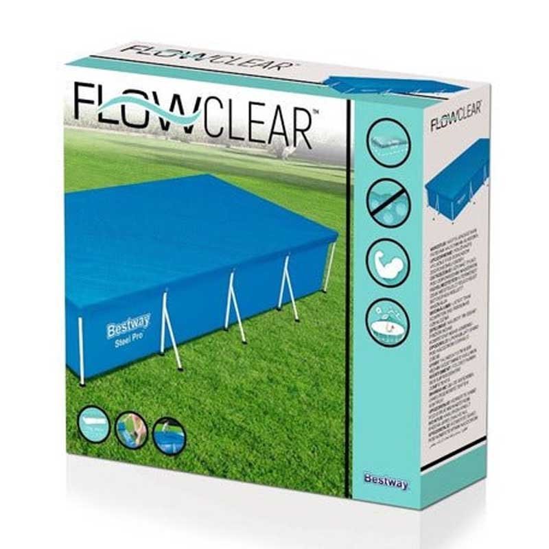 Cobertor De Piscina Rectangular 400x211cm Bestway 58107 - LhuaStore